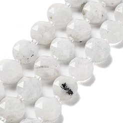 Natural Rainbow Moonstone Beads Strands&nbsp;G-NH0004-023