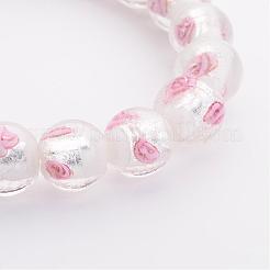 Handmade Silver Foil Lampwork Glass Beads&nbsp;FOIL-ZZZ112-6