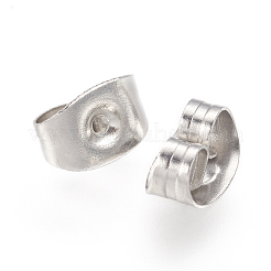 Tarnish Resistant 316 Surgical Stainless Steel Ear Nuts&nbsp;X-STAS-Q037-1-A