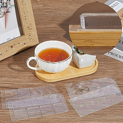 8 Sheets 2 Styles Transparent Plastic Anti-Collision Bumper Guard&nbsp;AJEW-SP0004-13