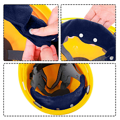 Cotton Reusable Hard Hat Sweatband&nbsp;FIND-WH0161-26