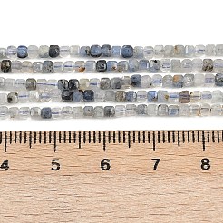 Natural Aquamarine Beads Strands&nbsp;G-L628-D10-2x2mm-02