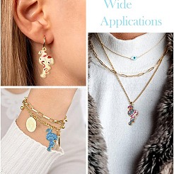40Pcs 10 Styles Printed Alloy Pendants&nbsp;FIND-CJ0001-96