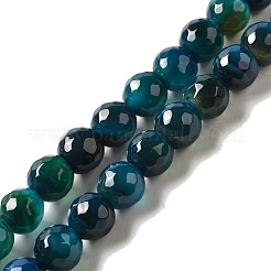 Natural Agate Beads Strands&nbsp;G-G045-8mm-M