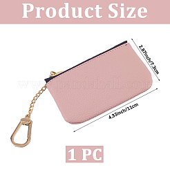 1Pc PU Leather Zipper Wallets&nbsp;ABAG-CL0001-17C