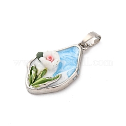 Brass Enamel Pendants&nbsp;KK-S502-06P