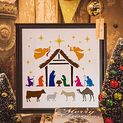 Large Plastic Reusable Drawing Painting Stencils Templates&nbsp;DIY-WH0172-769