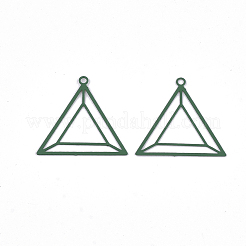 430 Stainless Steel Filigree Pendants&nbsp;X-STAS-S108-21B