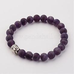 Natural Gemstone Beads Stretch Bracelets&nbsp;BJEW-JB02446
