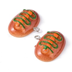 Resin Pendants&nbsp;RESI-WH0014-37