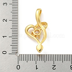 Ion Plating(IP) 304 Stainless Steel Cubic Zirconia Pendants&nbsp;STAS-C102-03G