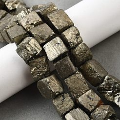 Natural Pyrite Beads Strands&nbsp;G-P322-20