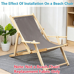 1Pc Canvas Beach Chair Replacement Fabric&nbsp;AJEW-GF0015-48H