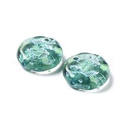 Plating Transparent Acrylic Beads&nbsp;OACR-G016-27K