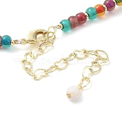 Handmade Lampwork Beaded Necklaces&nbsp;NJEW-L119-02G