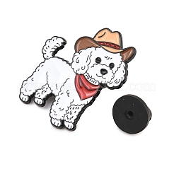 Cowboy Poodle Alloy Enamel Pins&nbsp;JEWB-G046-06B