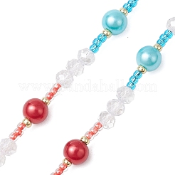 Glass Pearl Phone Hand Strap Chains&nbsp;HJEW-MZ00241