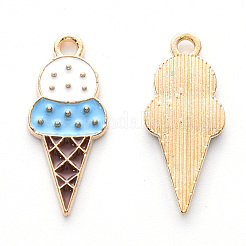 Alloy Enamel Pendants&nbsp;X-ENAM-R059-06B-RS