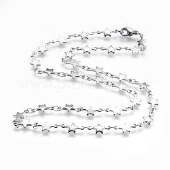 304 Stainless Steel Chain Necklaces&nbsp;STAS-P164-27