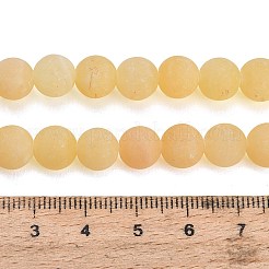 Natural Yellow Calcite Beads Strands&nbsp;GG-CBAA3AB-03-8mm