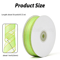 1Roll Solid Color Organza Ribbons&nbsp;ORIB-CY0001-03E