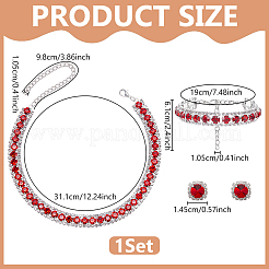 1 Bag Brass & Glass & Iron Jewelry Sets&nbsp;SJEW-UN0001-28
