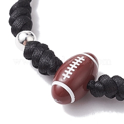 Adjustable Nylon Thread Braided Bead Bracelets&nbsp;BJEW-JB10079-03