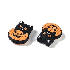 Halloween Theme Silicone Focal Beads&nbsp;SIL-M005-04C
