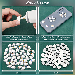 250Pcs Acrylic Rhinestone Cabochons&nbsp;GACR-FG0001-13