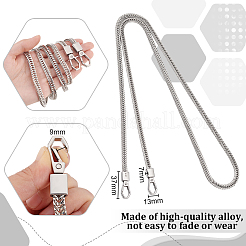 Alloy Chain Bag Handles&nbsp;FIND-WH0038-84P