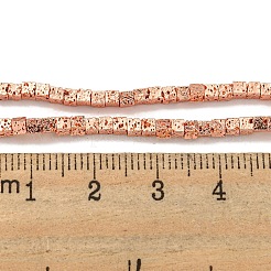 Electroplated Natural Lava Rock Beads Strands&nbsp;G-I360-Z01