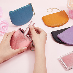 5Pcs 5 Colors Imitation Leather Coin Purse for Women&nbsp;ABAG-CP0001-03