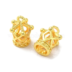 Rack Plating Brass Pave Clear Cubic Zirconia Pendants&nbsp;KK-D100-05G
