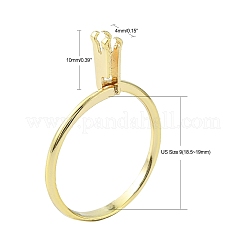 Zinc Alloy Cuff Ring Findings&nbsp;LS-PALLOY-E005-01G-01