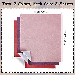 6 Sheets 3 Colors Linen Book Covers&nbsp;DIY-CP0010-66