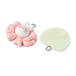 10Pcs 5 Styles Opaque Resin Pendants&nbsp;RESI-FS0001-53
