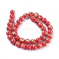 Natural Mashan Jade Beads Strands&nbsp;G-F670-A14-6mm