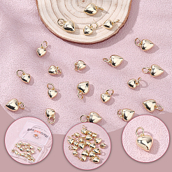 20Pcs 2 Styles Rack Plating Brass Pendants&nbsp;KK-BBC0024-86
