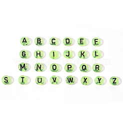 Transparent Light Green Acrylic Beads&nbsp;TACR-YW0001-09B