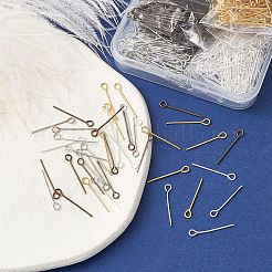 1000Pcs 5 Colors Iron Eye Pins&nbsp;IFIN-YW0001-69