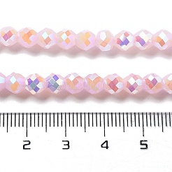 Electroplate Glass Beads Strands&nbsp;GLAA-A014-01B