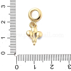 Rack Plating Brass Enamel European Dangle Charms&nbsp;KK-Q017-18G