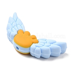 Wing Food Grade Eco-Friendly Silicone Focal Beads&nbsp;SIL-C004-01A