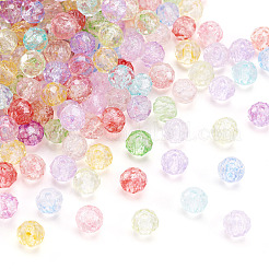 400Pcs 10 Colors Transparent Glass Beads Strands&nbsp;GLAA-TA0002-88