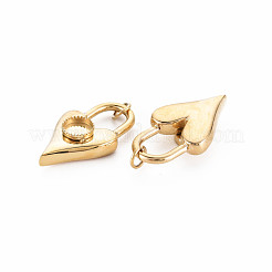 Ion Plating(IP) 304 Stainless Steel Pendant Enamel Settings&nbsp;STAS-N097-194LG