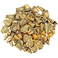 100Pcs 10 Styles Alloy Bead Cone&nbsp;FIND-SP0003-55