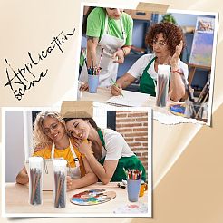 2Pcs 2 Styles Extendable Plastic Paint Brush Case&nbsp;AJEW-GF0013-24