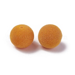 Flocky Acrylic Beads&nbsp;OACR-L011-E-12