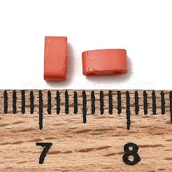 2-Hole Baking Paint Glass Seed Beads&nbsp;SEED-S023-17B-41