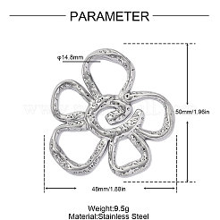 304 Stainless Steel Pendants&nbsp;STAS-OY019-04P
